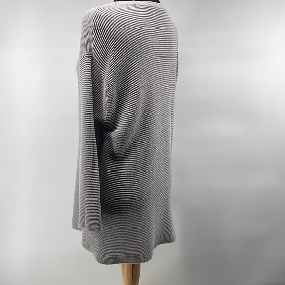 SAMSOE samsoe grey light weight sweater polyamide viscose minimalist sz m - Picture 13 of 13